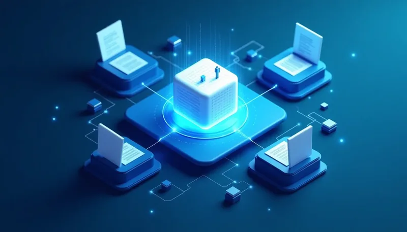 Illustration of an AI agent sorting tasks